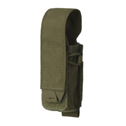 Pistol Magazine Pouch - Olive Green, Compact and tough, this pouch is crafted from 100% nylon Cordura fabric, designed to securely hold pistol magazines and similar-sized gear